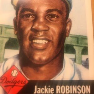 1953 Jackie Robinson baseball card